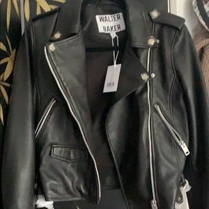 Yes Baker Leather Moto Jacket